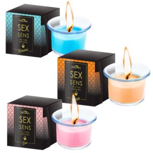 Body Scented Massage Candle Set SexSens by Hot Flowers