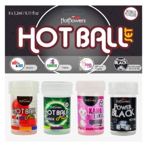Hot Ball Brazilian Ball set of four packs, two balls inside ea.