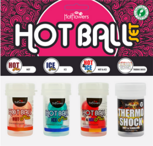 Hot Ball Brazilian Ball set of four packs, two balls inside ea.