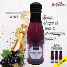 Hot Flowers Bubble Bath Wine Scented
