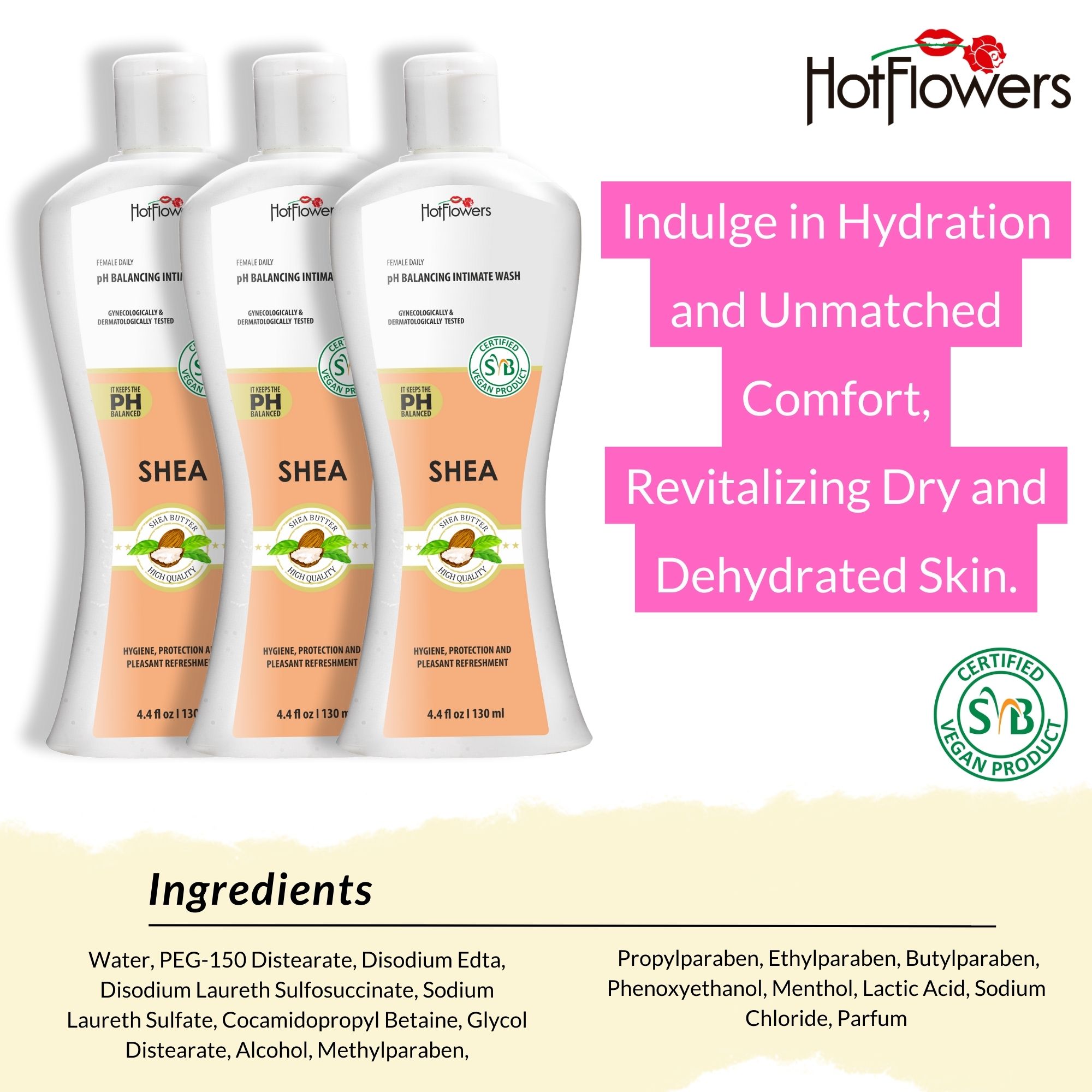 HC759-6 - Shea Butter Intimate Wash Shea Butter Feminine Wash for Intimate Care