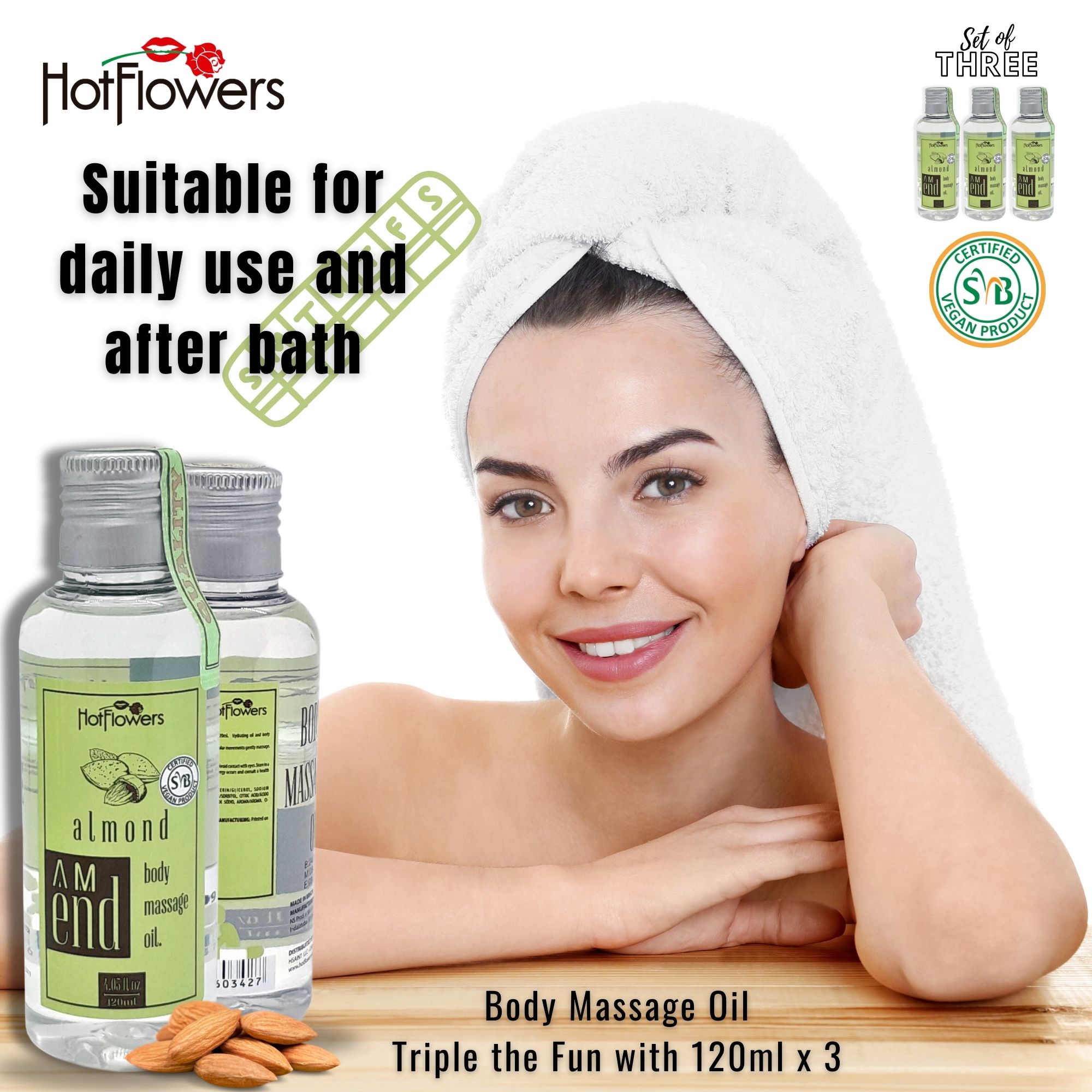 HE109-03 - Amend body massagem oil - 2000x2000 Body Sensual Massage Oil Almond for Women – Moisturizing and Nourishing Goodies