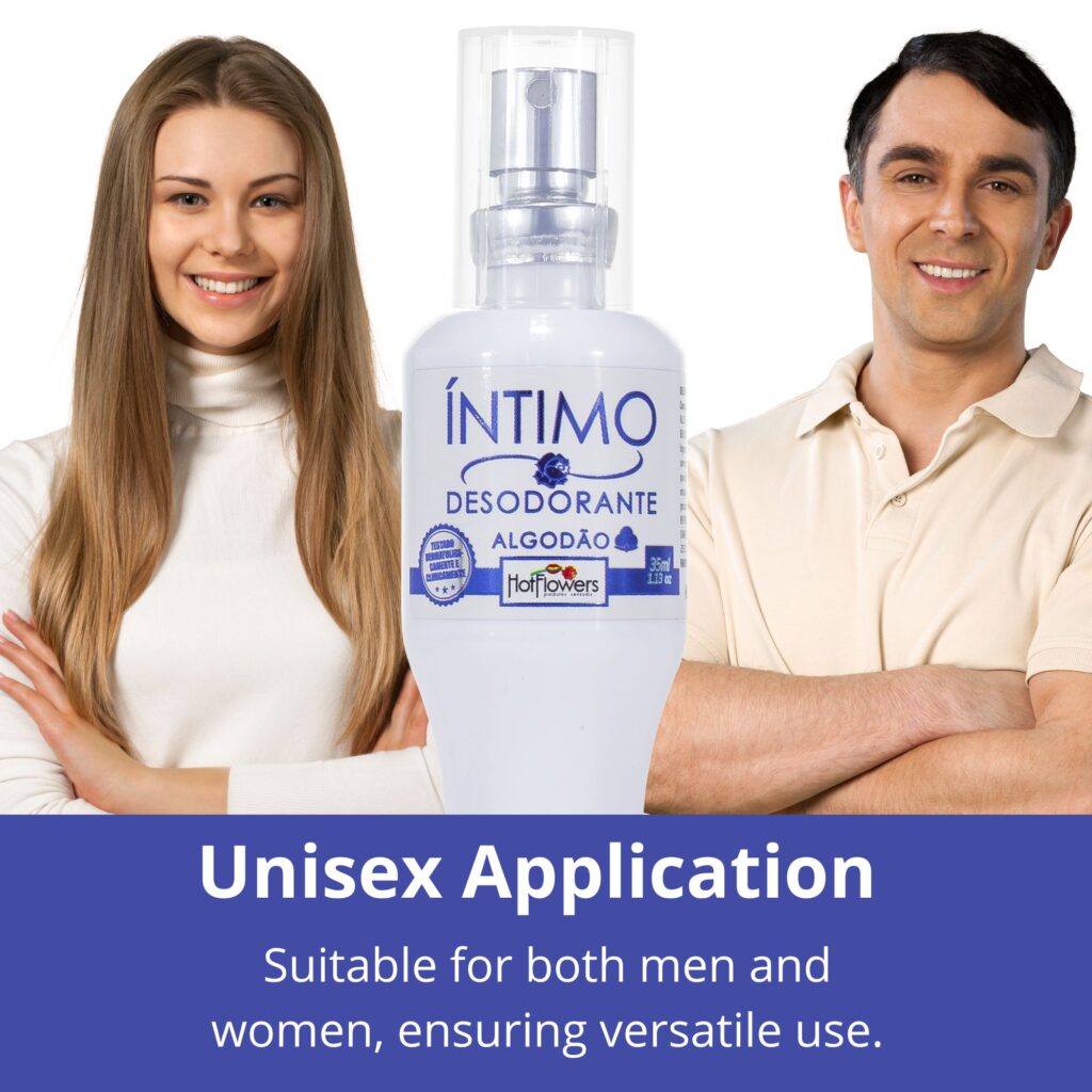 Unisex Intimate Deodorant with Cotton Fragrance
