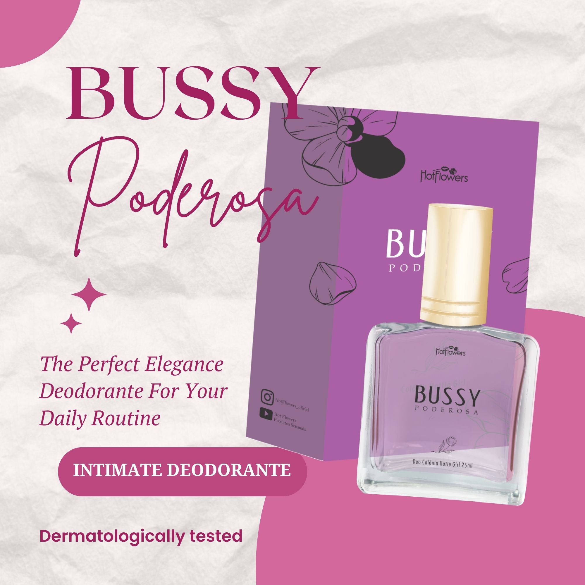 HC792-3 intimate Deodorante Bussy Poderosa Bussy Poderosa Intimate Deodorant – Alcohol-Free, Dermatologically Tested, Hydrating & pH Balanced